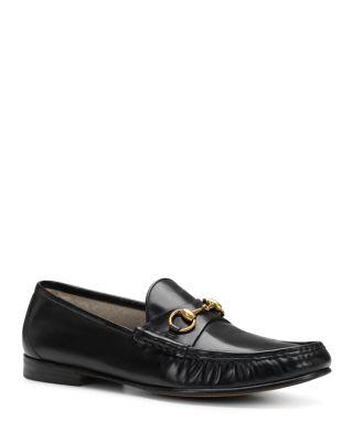 Men's Leather Horsebit 1953 Loafers by GUCCI