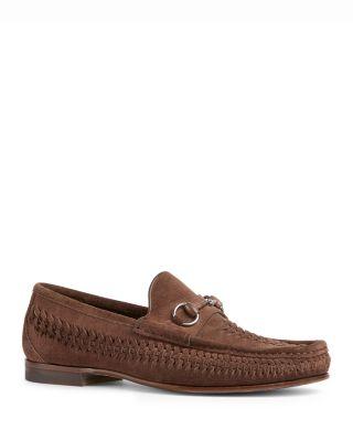Men's Luxury Suede Loafers by GUCCI