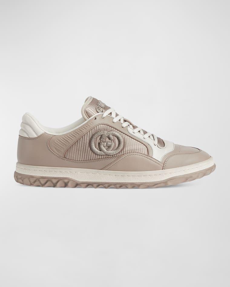 Men's MAC 80 Embroidered Leather Low-Top Sneakers by GUCCI