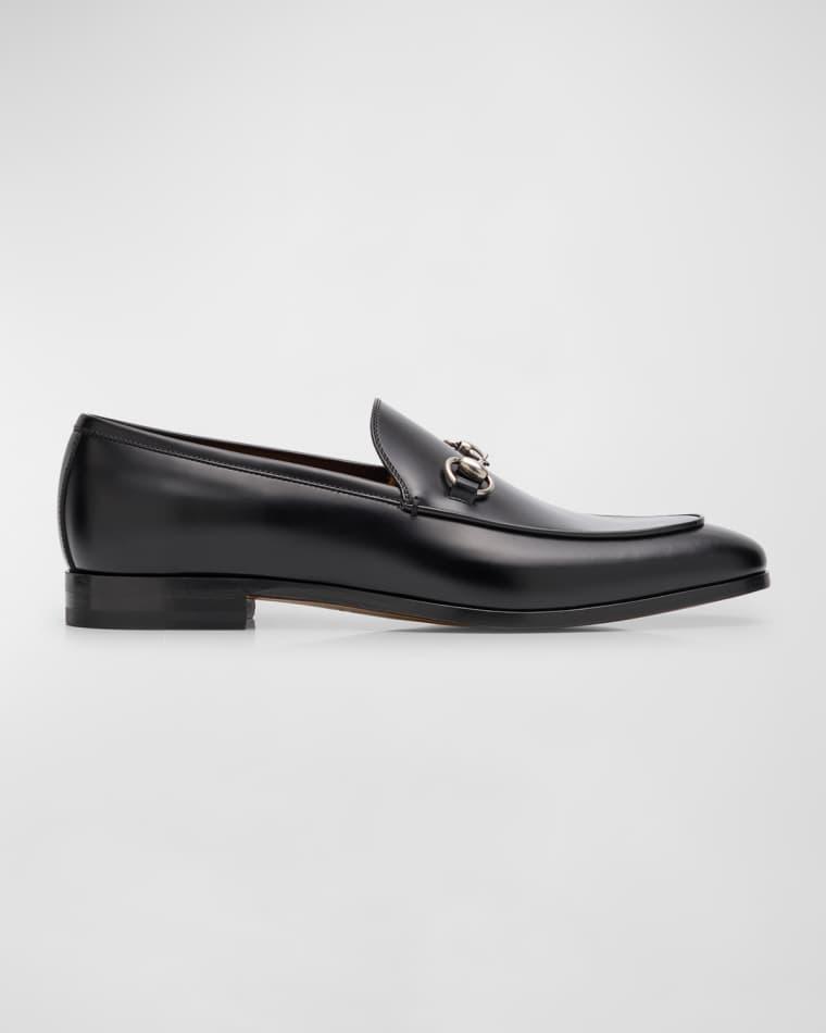 Men's Next Bit Leather Loafers by GUCCI