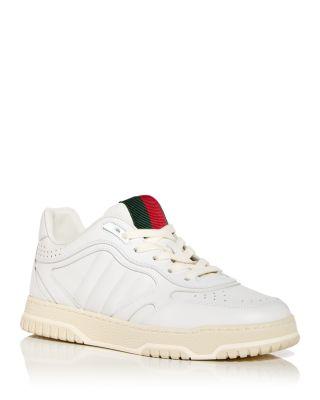 Men's Re-Web Low Top Leather Sneakers by GUCCI