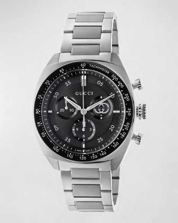 Men's Stainless Steel Chronograph Watch, 41mm by GUCCI