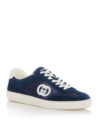 Men's Sweet Suede Low Top Sneakers by GUCCI