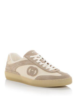 Men's Sweet Suede Low Top Sneakers by GUCCI