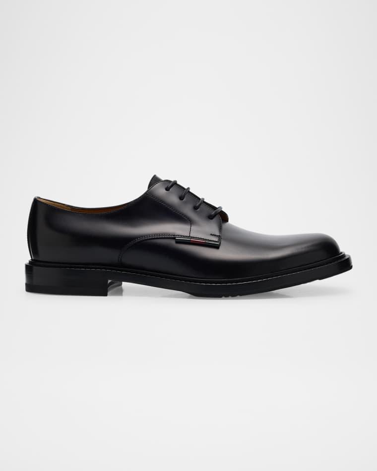 Men's William Leather Derby Shoes by GUCCI