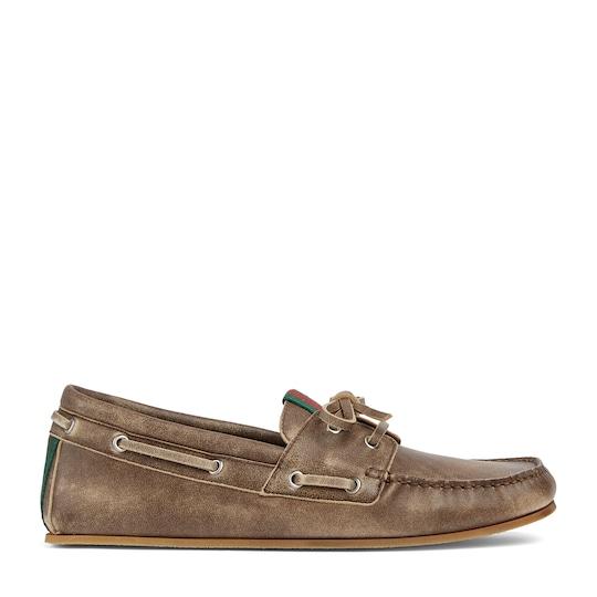 Men's boat shoe by GUCCI