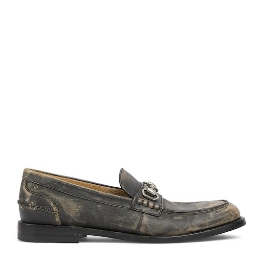 Men's loafer with Horsebit by GUCCI