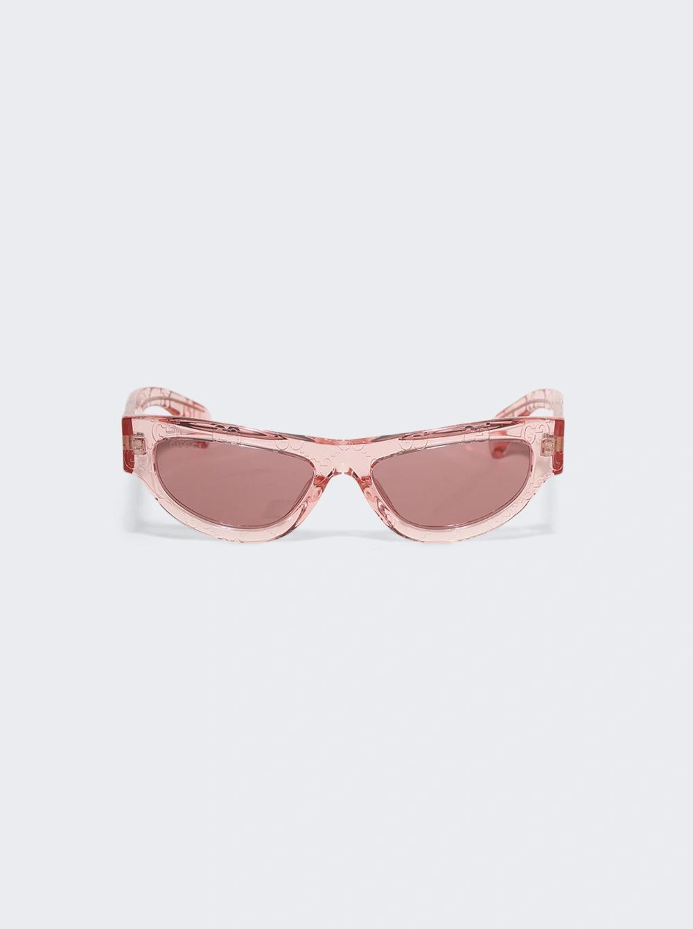 Miami Logo Sunglasses Pink  | The Webster by GUCCI
