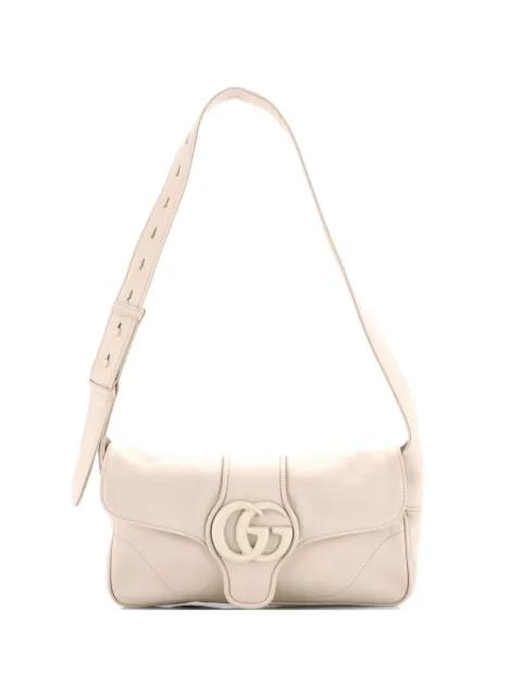 Monochrome Aphrodite Leather Small shoulder bag by GUCCI 