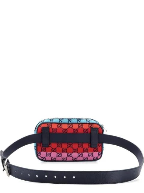 Multicolor GG Canvas belt bag by GUCCI 