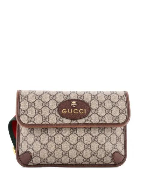 Neo Vintage Flap GG Coated Canvas belt bag by GUCCI 