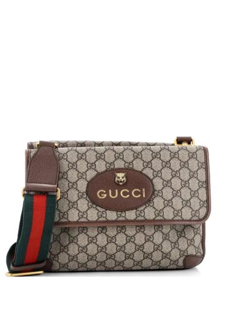 Neo Vintage Flap Messenger GG Coated Canvas Medium crossbody bag by GUCCI 