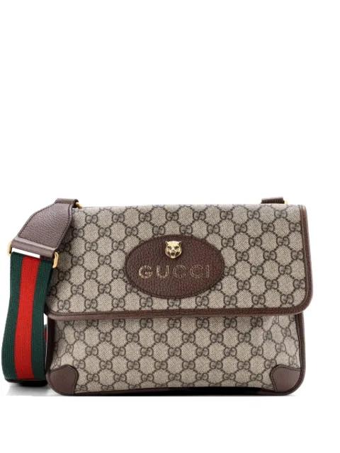 Neo Vintage Flap Messenger GG Coated Canvas Medium crossbody bag by GUCCI 
