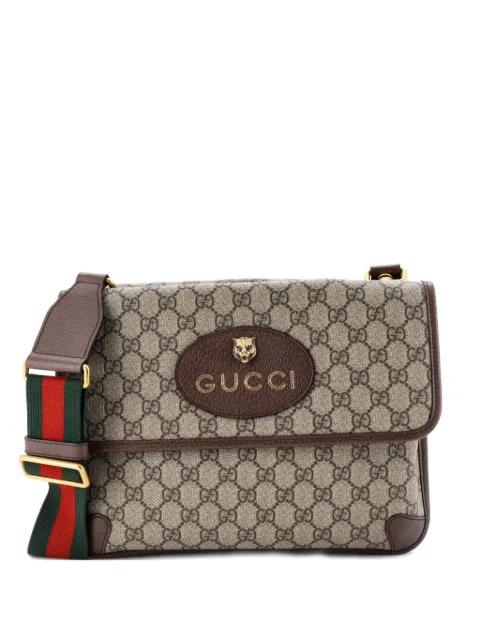Neo Vintage Flap Messenger GG Coated Canvas Medium crossbody bag by GUCCI 