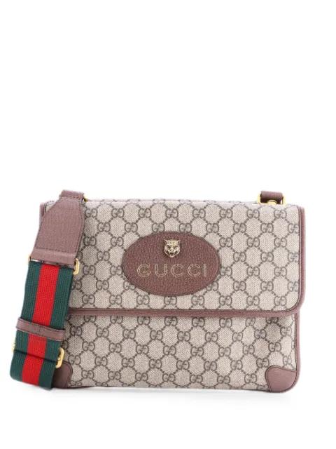 Neo Vintage Flap Messenger GG Coated Canvas Medium crossbody bag by GUCCI 
