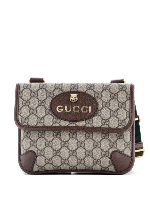 Neo Vintage Flap Messenger GG Coated Canvas Small crossbody bag by GUCCI 