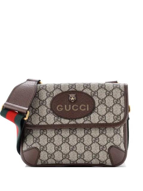 Neo Vintage Flap Messenger GG Coated Canvas Small crossbody bag by GUCCI 