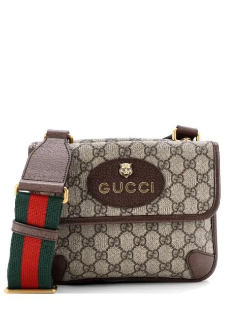 Neo Vintage Flap Messenger GG Coated Canvas Small crossbody bag by GUCCI 