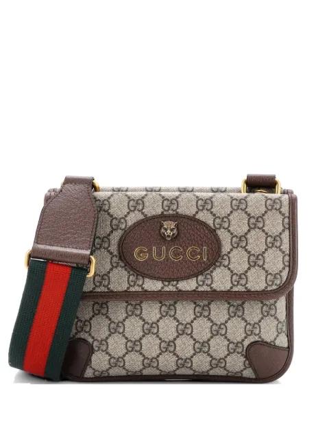 Neo Vintage Flap Messenger GG Coated Canvas Small crossbody bag by GUCCI 