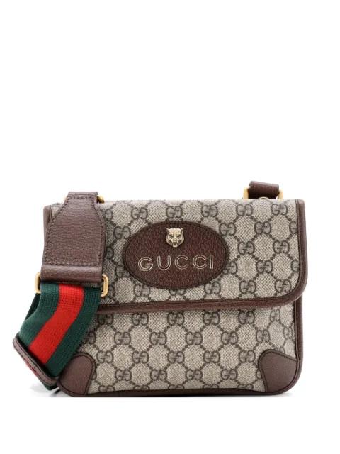 Neo Vintage Flap Messenger GG Coated Canvas Small crossbody bag by GUCCI 