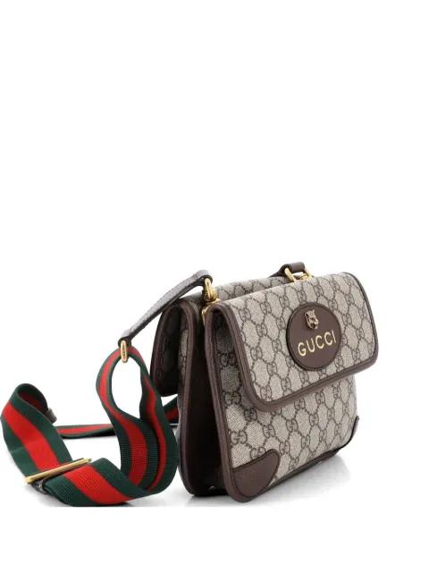 Neo Vintage Flap Messenger GG Coated Canvas Small crossbody bag by GUCCI 