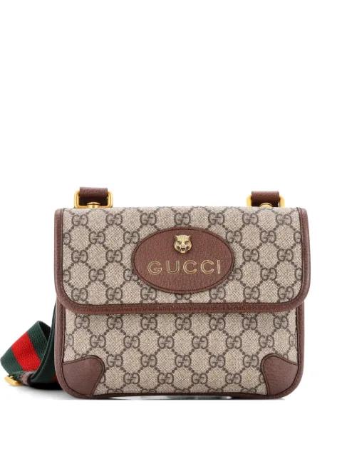 Neo Vintage Flap Messenger GG Coated Canvas Small crossbody bag by GUCCI 