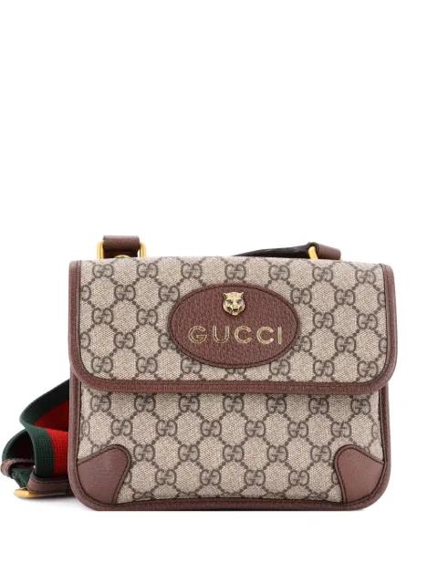 Neo Vintage Flap Messenger GG Coated Canvas Small crossbody bag by GUCCI 