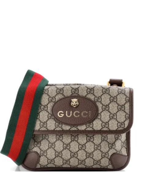 Neo Vintage Flap Messenger GG Coated Canvas Small crossbody bag by GUCCI 