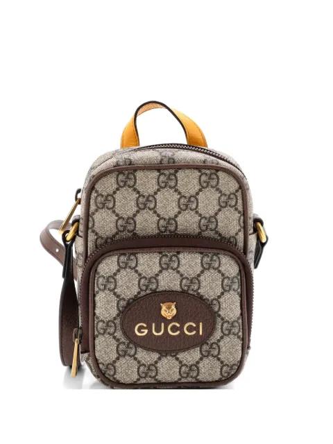 Neo Vintage Top Handle GG Coated Canvas Mini crossbody bag by GUCCI 