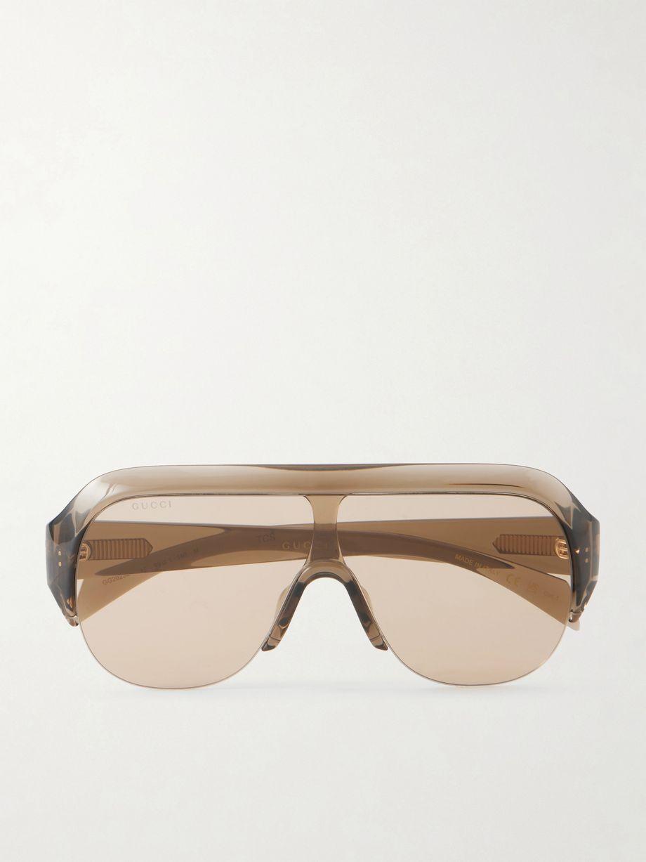 Nuances Institutional D-frame acetate sunglasses by GUCCI