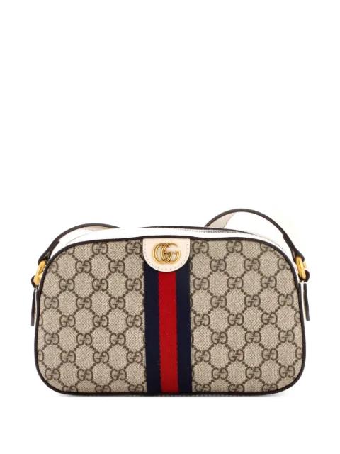 Ophidia Camera Shoulder Bag GG Coated Canvas with Leather Small crossbody bag by GUCCI 