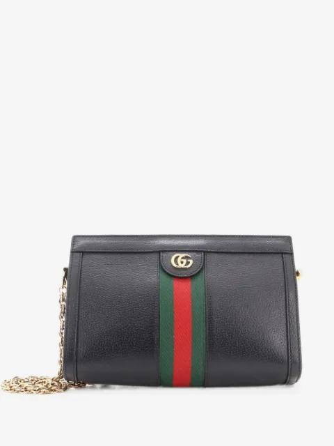 Ophidia Chain Shoulder Bag Leather Small crossbody bag by GUCCI 