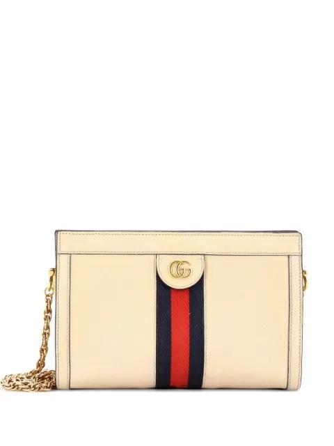 Ophidia Chain Shoulder Bag Leather Small crossbody bag by GUCCI 