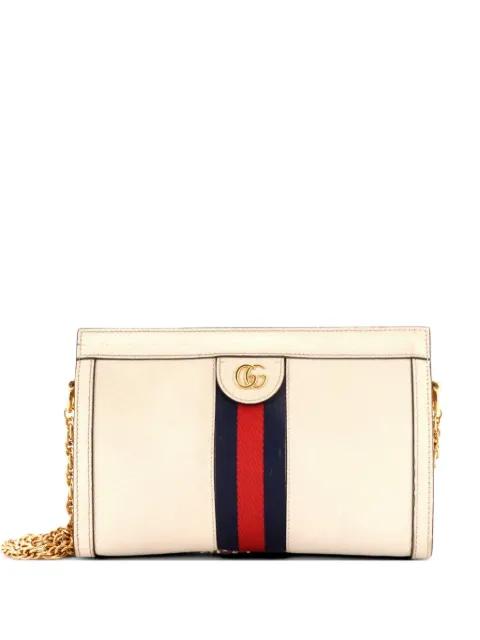 Ophidia Chain Shoulder Bag Leather Small crossbody bag by GUCCI 