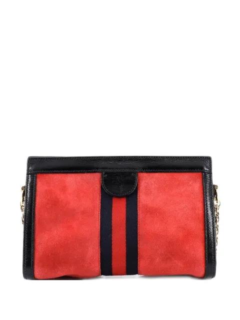 Ophidia Chain Suede Small shoulder bag by GUCCI 