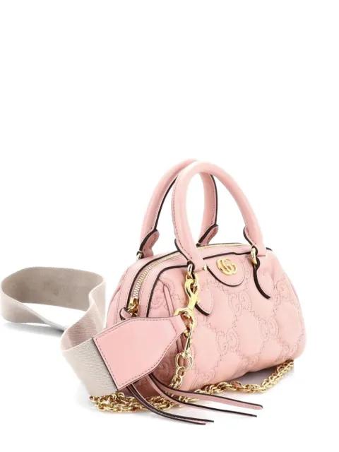 Ophidia Convertible Boston Top Handle Bag GG Matelasse Leather Mini crossbody bag by GUCCI 