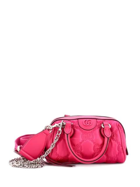 Ophidia Convertible Boston Top Handle Bag GG Matelasse Leather Mini crossbody bag by GUCCI 