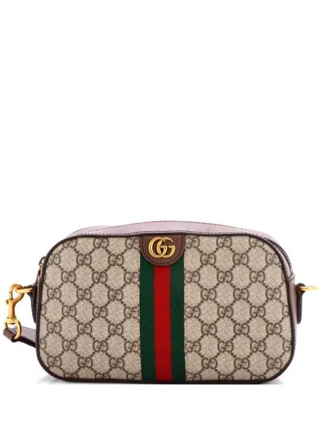 Ophidia Convertible Camera Bag GG Coated Canvas with Leather Small shoulder bag by GUCCI 