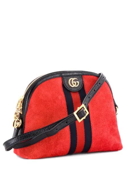 Ophidia Dome Shoulder Bag Suede Small crossbody bag by GUCCI 