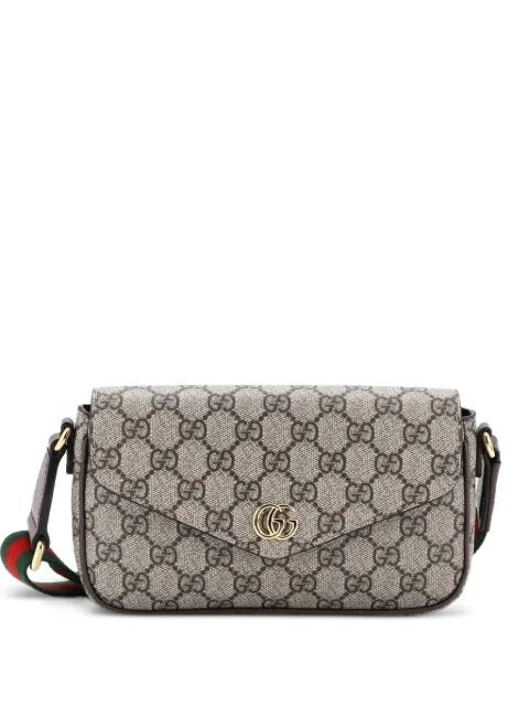 Ophidia Envelope Flap GG Coated Canvas Mini shoulder bag by GUCCI 