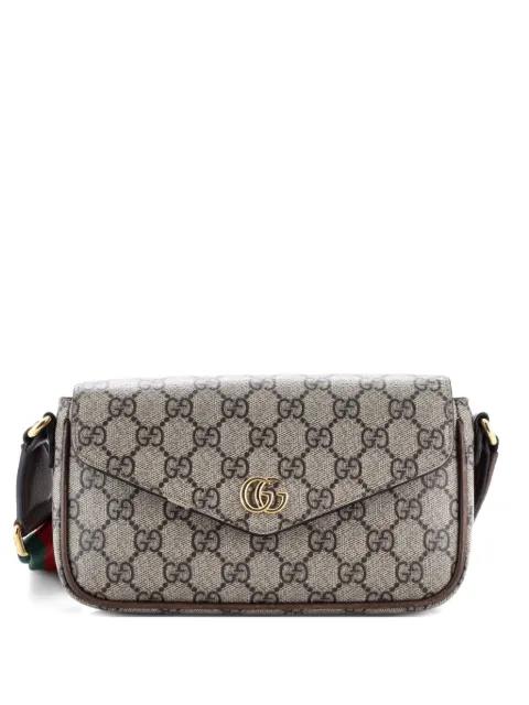 Ophidia Envelope Flap GG Coated Canvas Mini shoulder bag by GUCCI 