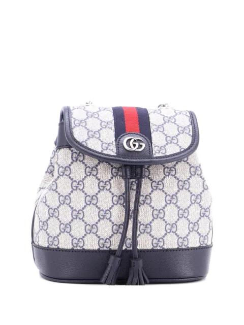 Ophidia Flap GG Coated Canvas Mini backpack by GUCCI 
