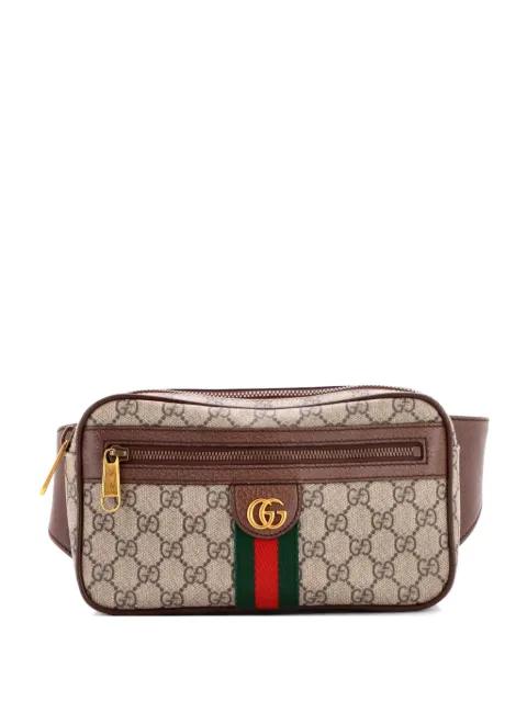 Ophidia GG Coated Canvas Medium belt bag by GUCCI 
