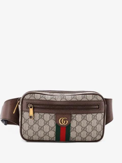 Ophidia GG Coated Canvas Medium belt bag by GUCCI 