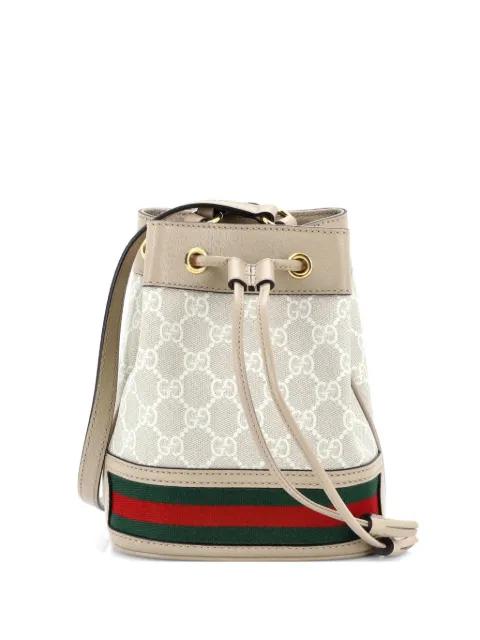 Ophidia GG Coated Canvas Mini bucket bag by GUCCI 