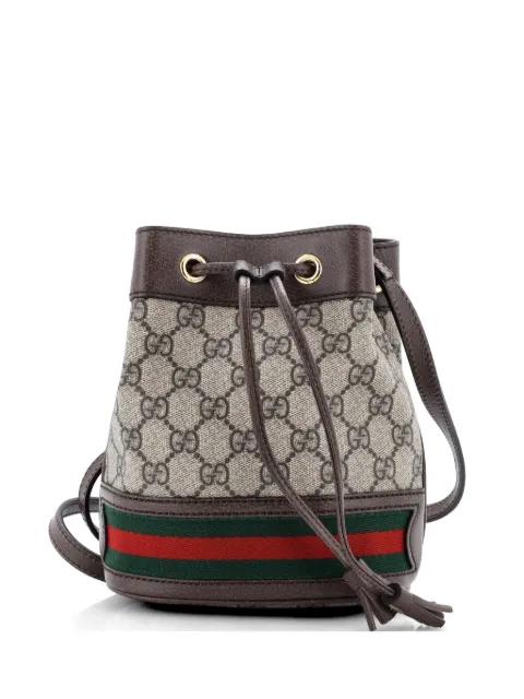 Ophidia GG Coated Canvas Mini bucket bag by GUCCI 