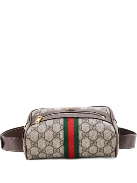 Ophidia GG Coated Canvas Small belt bag by GUCCI 