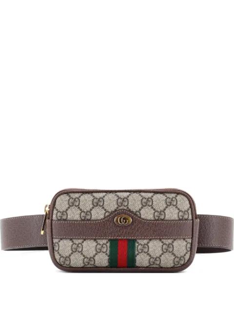 Ophidia GG Coated Canvas Small belt bag by GUCCI 