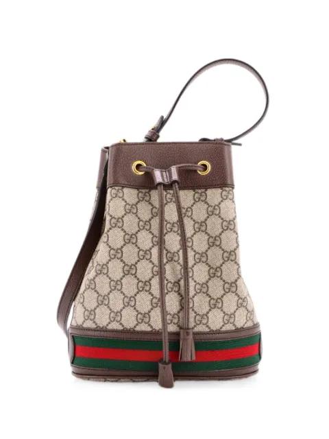 Ophidia GG Coated Canvas Small bucket bag by GUCCI 