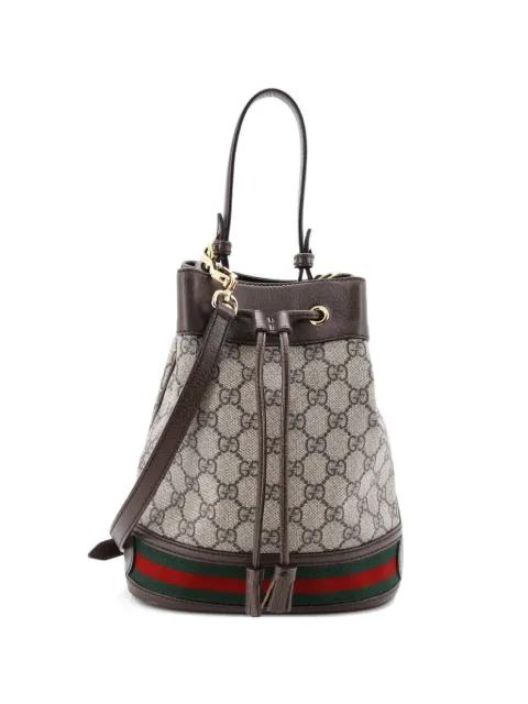 Ophidia GG Coated Canvas Small bucket bag by GUCCI 